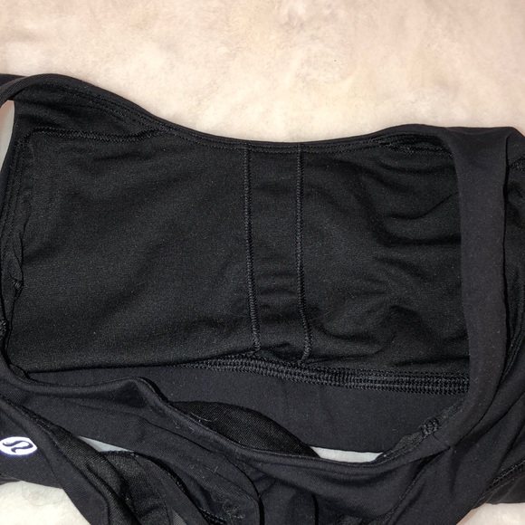 Lululemon Racerback Sports Bra Black size 4 - Picture 5 of 6